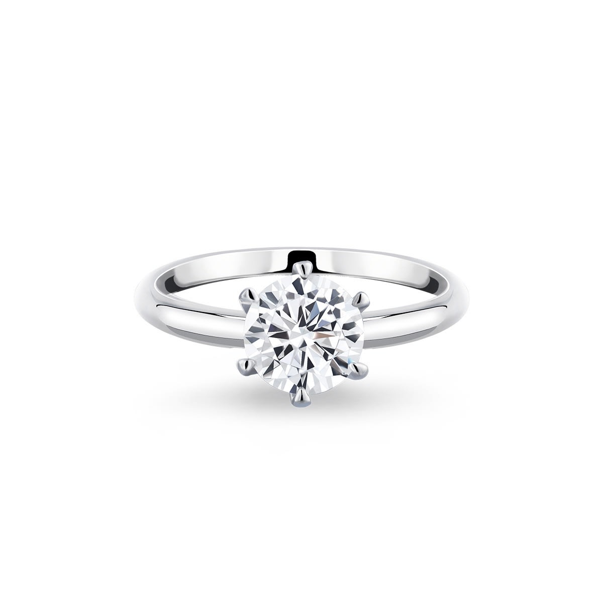 iuiga 1 carat solitaire diamond ring in 18k white gold   2 499 to  3 399 data