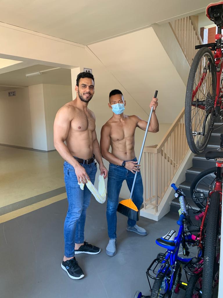 hunky guy cleaning service  8  data