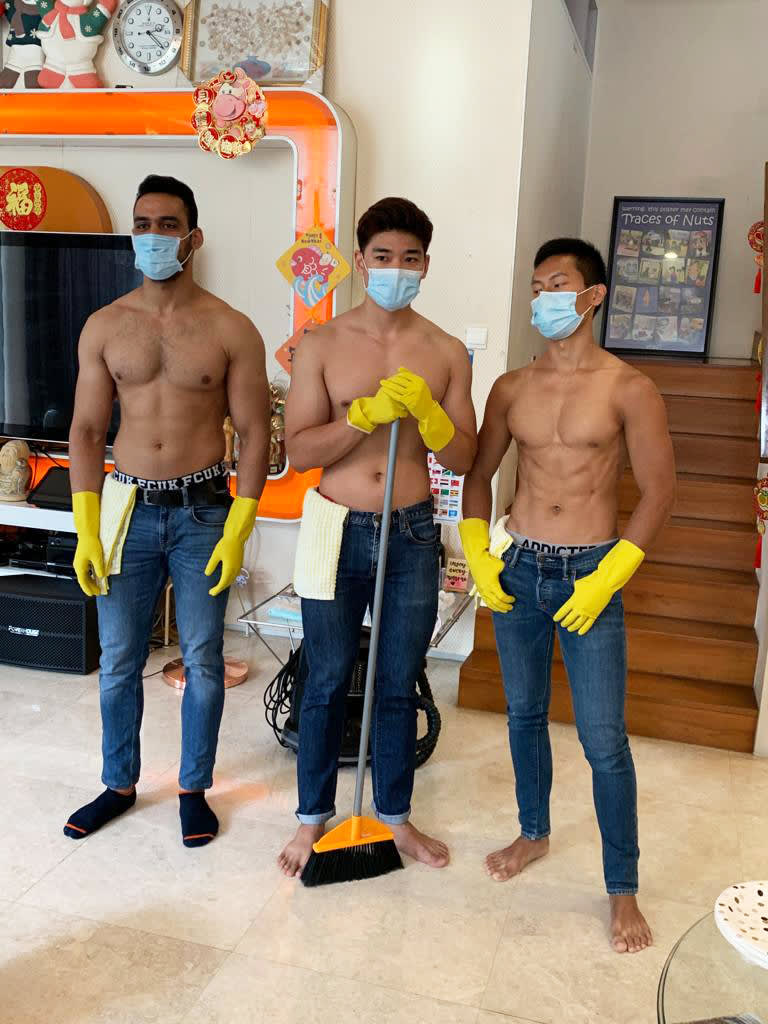 hunky guy cleaning service  12  data